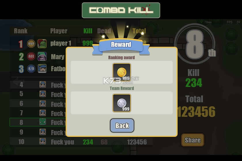 combo kill v2.0 ƽd ؈D